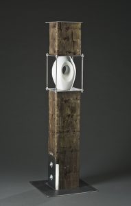 'RP1', Wood, Steel, Marble, by Michael McClellen